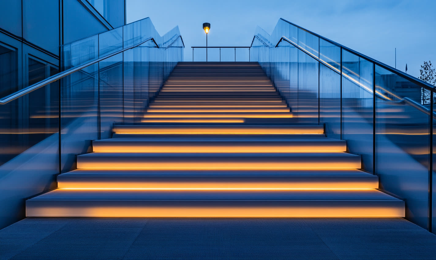 Outdoor staircase canopy