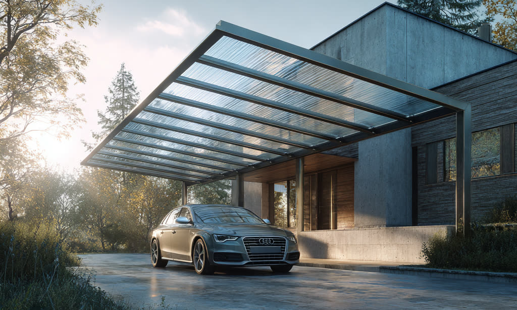 Modern carport
