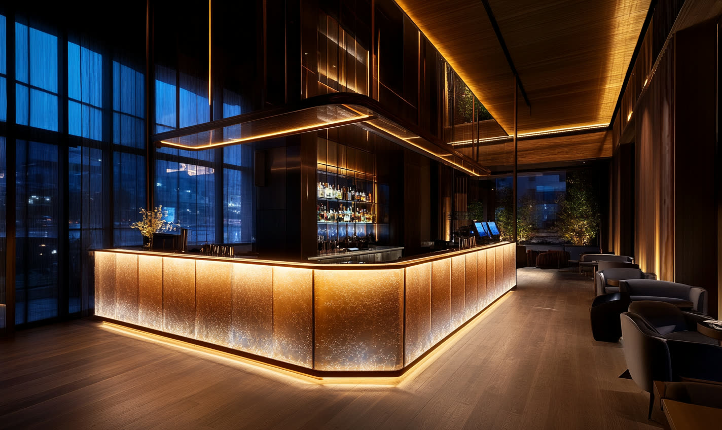 Restaurant outdoor terrace